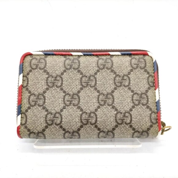 Gucci Coin Case Brown PVC 276-042825 - Picture 2 of 9